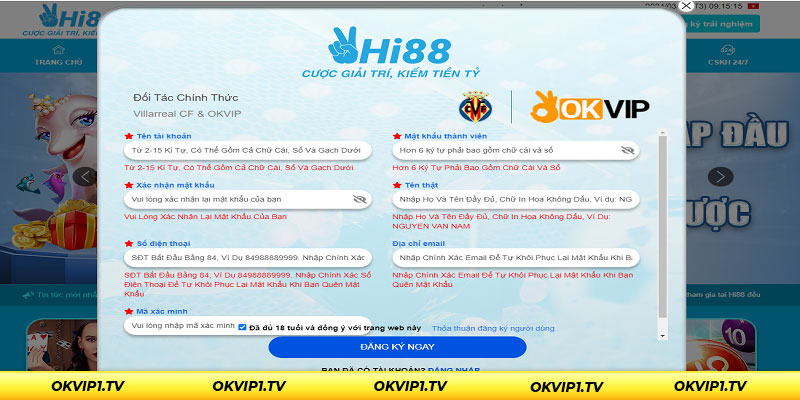 OKVIP và Hi88 đã tạo giá trị chất lượng